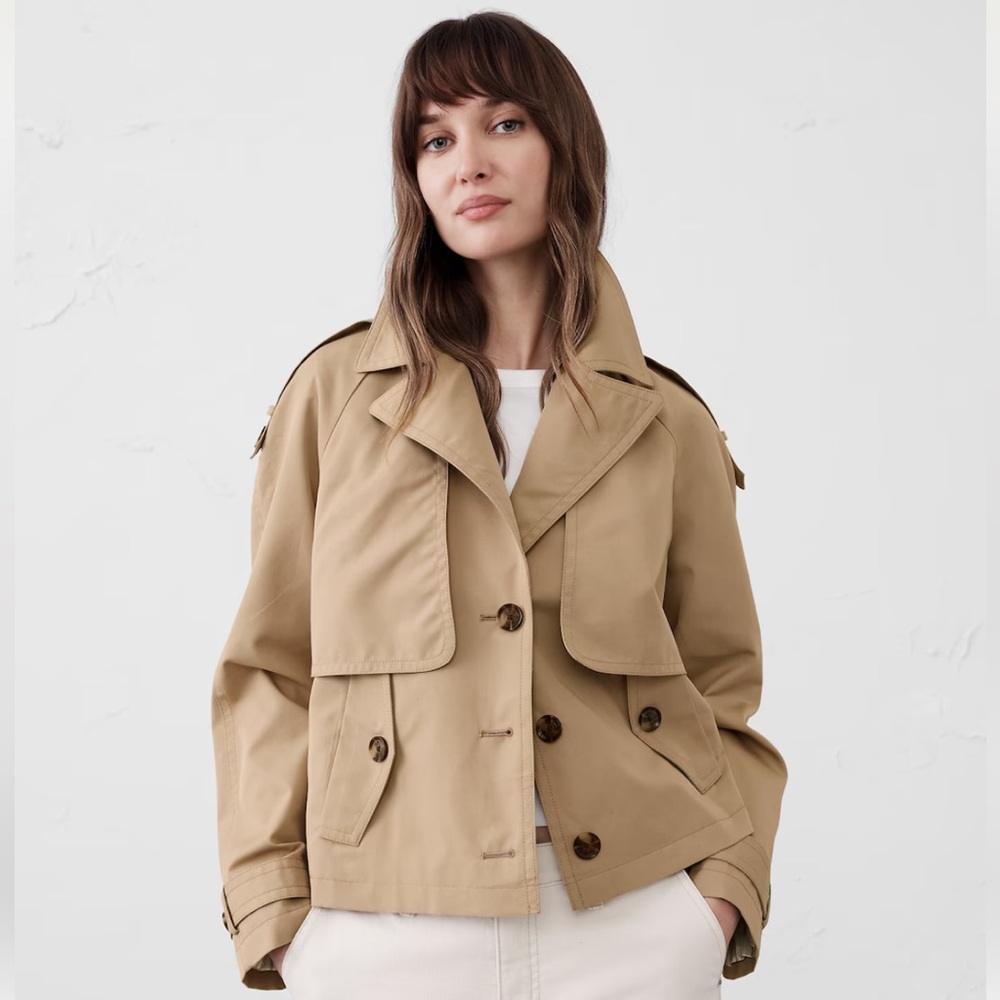Banana Republic Short Trench Jacket